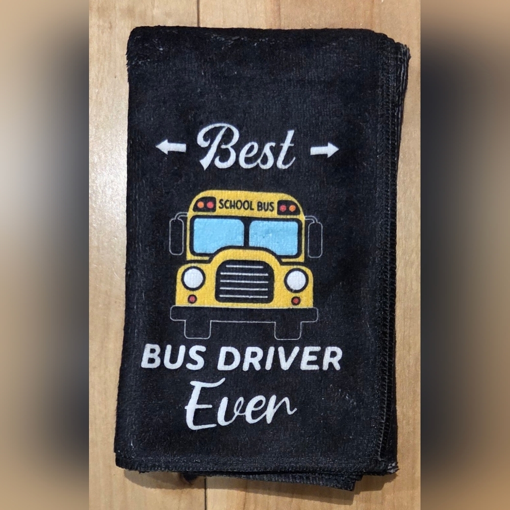 NEW 'Best Bus Driver Ever' Super Soft Towel